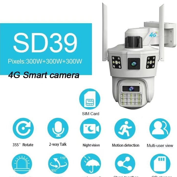 دوربین مداربسته سیمکارتی مدل AD-SD39-4G-V380
