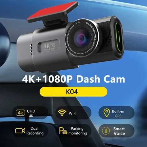 دوربین خودرو دو دوربین 4K وای فای دار فیلیپس