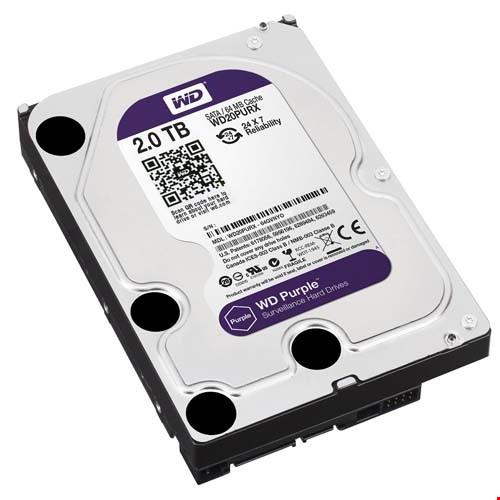 هارد وسترن بنفش2TB گارانتی نیوتک