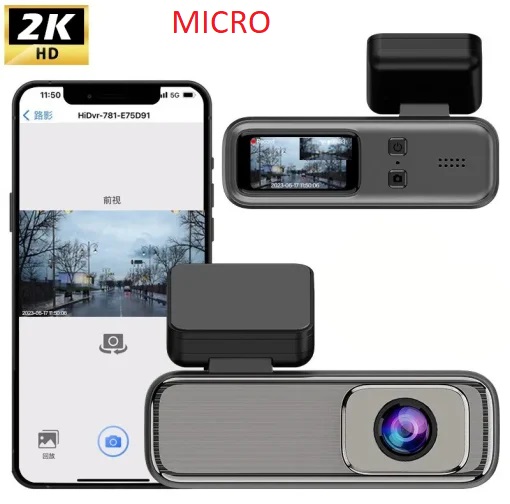 دوربین خودرو وای فای دار 2K فلزی مدل R7