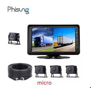 دوربین کامیون مانیتور دار 4 دوربین 360 HU9