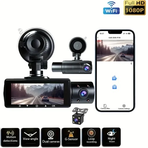 ثبت وقایع 3 لنزه خودرو وای فای دار Z 27