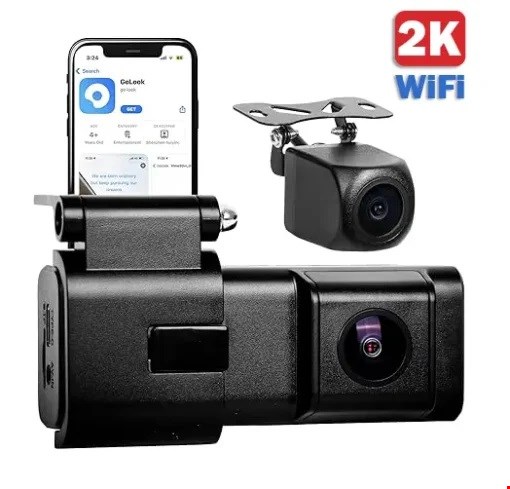 دوربین خودرو 2K دو دوربین وای فای دار y28hu